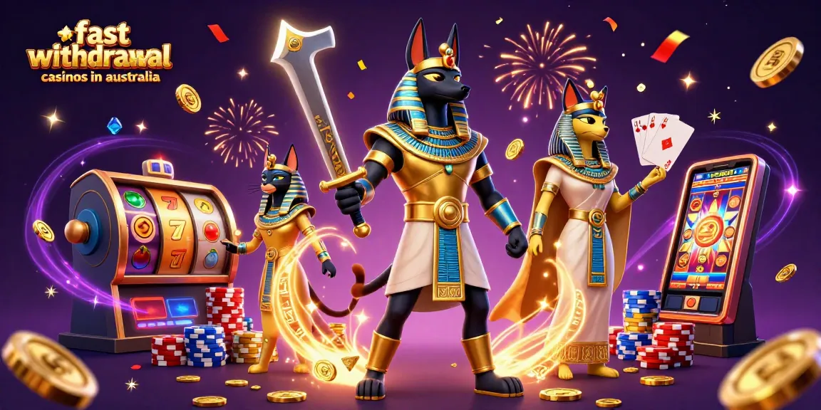 Experience fast withdrawal casinos in Australia with exciting wins and vibrant casino elements in action