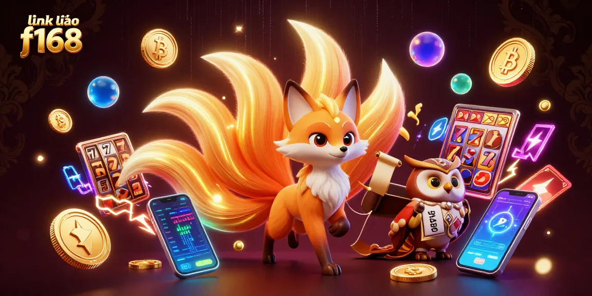 Experience excitement while playing link vào f168 with vibrant characters and glowing crypto elements.