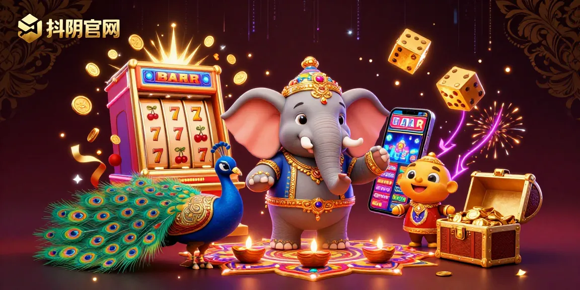 Experience the excitement of winning at 抖阴官网 with vibrant characters and engaging casino elements.
