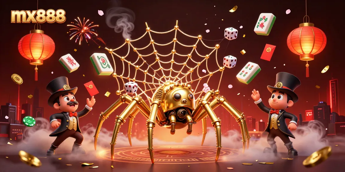 Experience the excitement of mx888 with an engaging steampunk-themed casino illustration, featuring vibrant gaming elements.