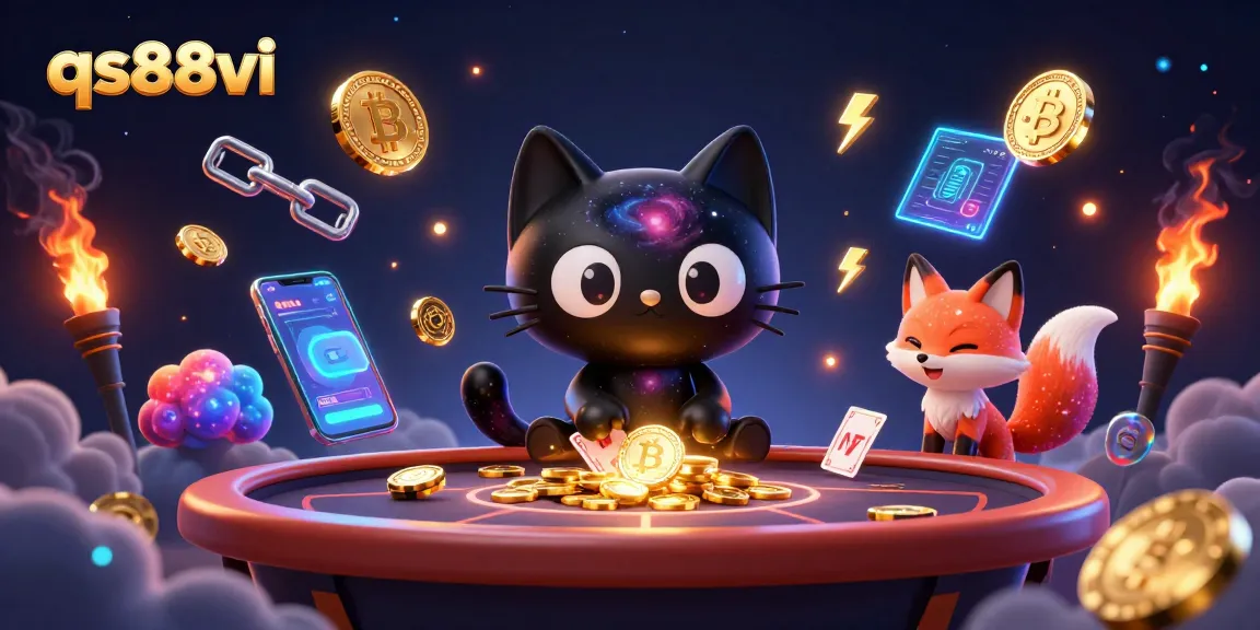 Experience the cosmic excitement at qs88vi with our captivating casino scene featuring animated characters.