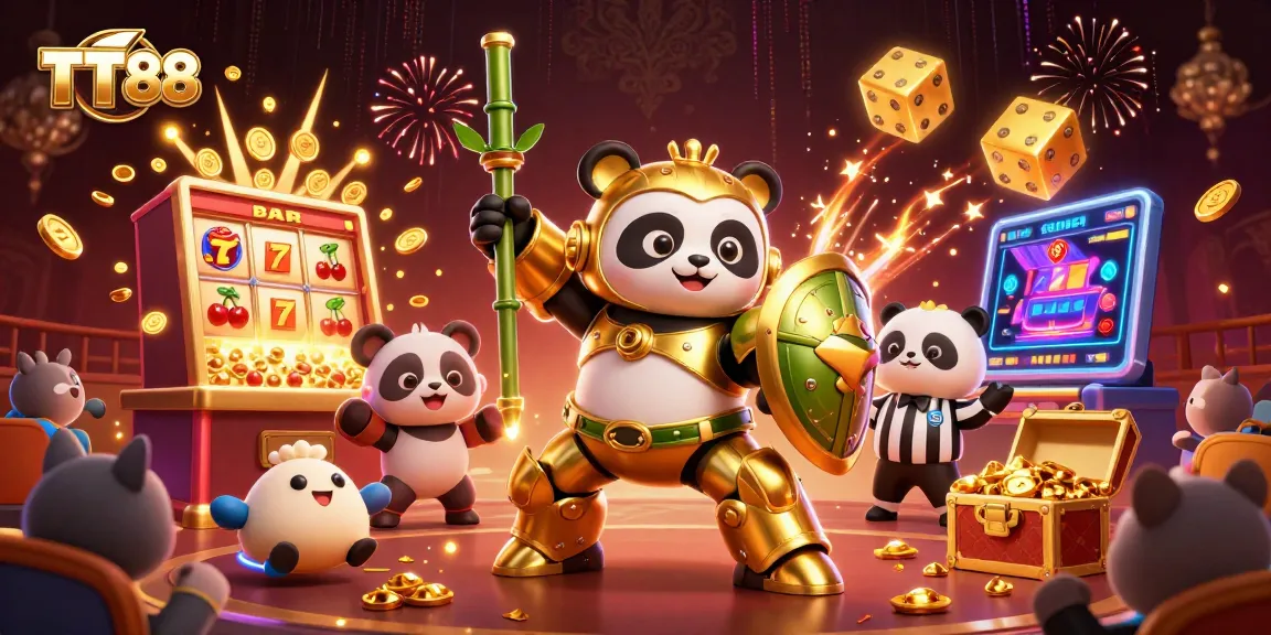 Experience TT88 strategy thrills in a vibrant casino scene with mesmerizing visuals.