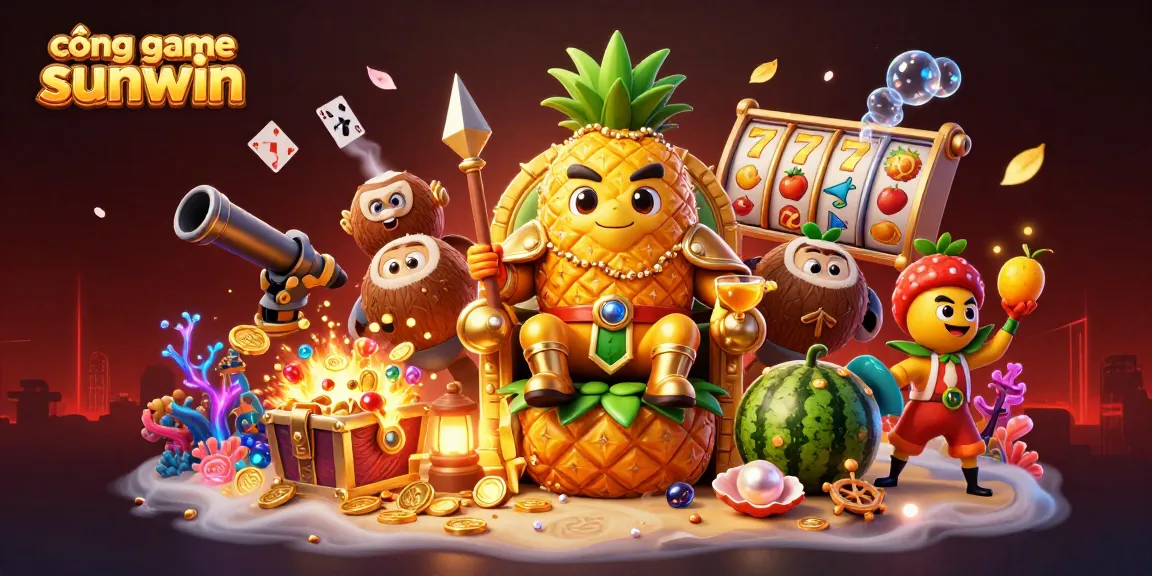 Engage in exciting gameplay with cổng game sunwin featuring dynamic characters and vibrant casino elements.