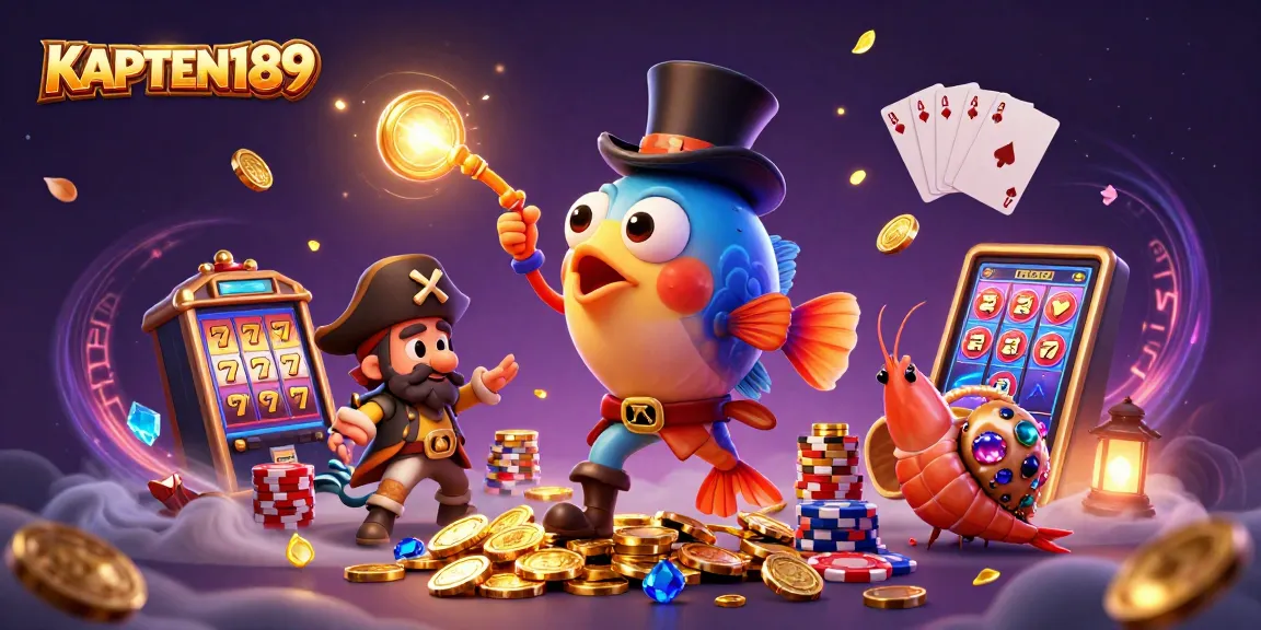 KAPTEN189 mengundang pemain untuk meraih kemenangan dengan permainan slot yang menarik dan penuh warna.