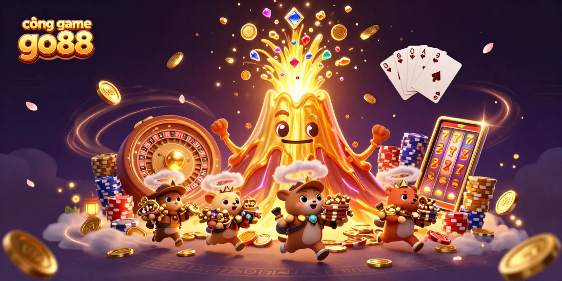 Cascading treasures and vibrant action at cổng game go88 create an immersive casino experience.