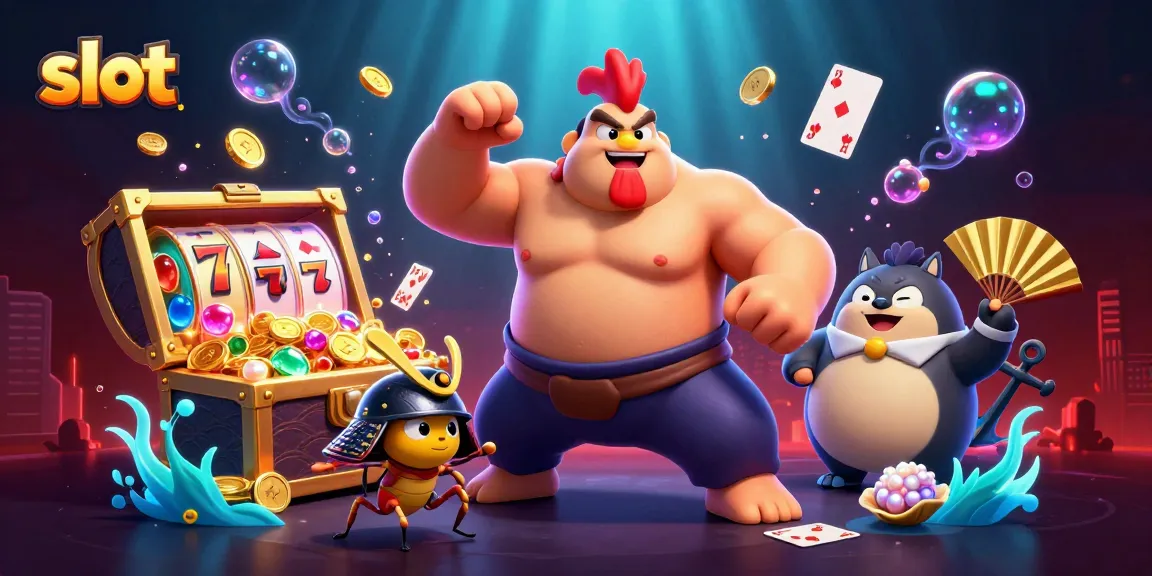 Spin vibrant slot reels with exciting characters in an immersive 3D casino scene!